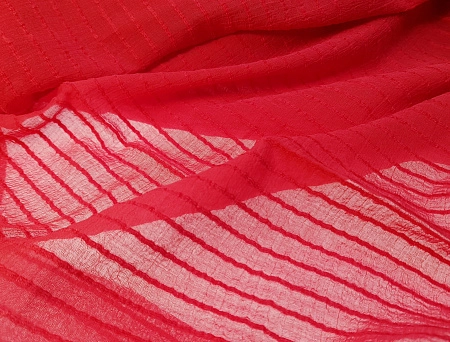 Батист фактурная полоска