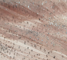 Купить К-2373-3-1 фатин гофре стретч аппликация БЛЕСТКИ ГОРОХ