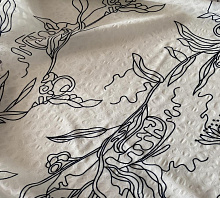 Купить Ф-2627-2-1 Шелк искусств деворе принт