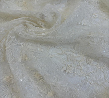 Купить Ф-2801-2-1 Сетка кружевная Цветы 3Д