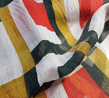 Купить К-2342-10-1 маркизет рубашечный принт