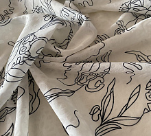 Купить Ф-2627-2-1 Шелк искусств деворе принт