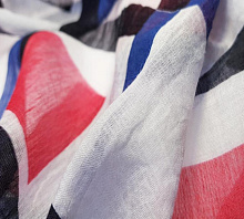 Купить К-2342-10-3 Маркизет рубашечный принт